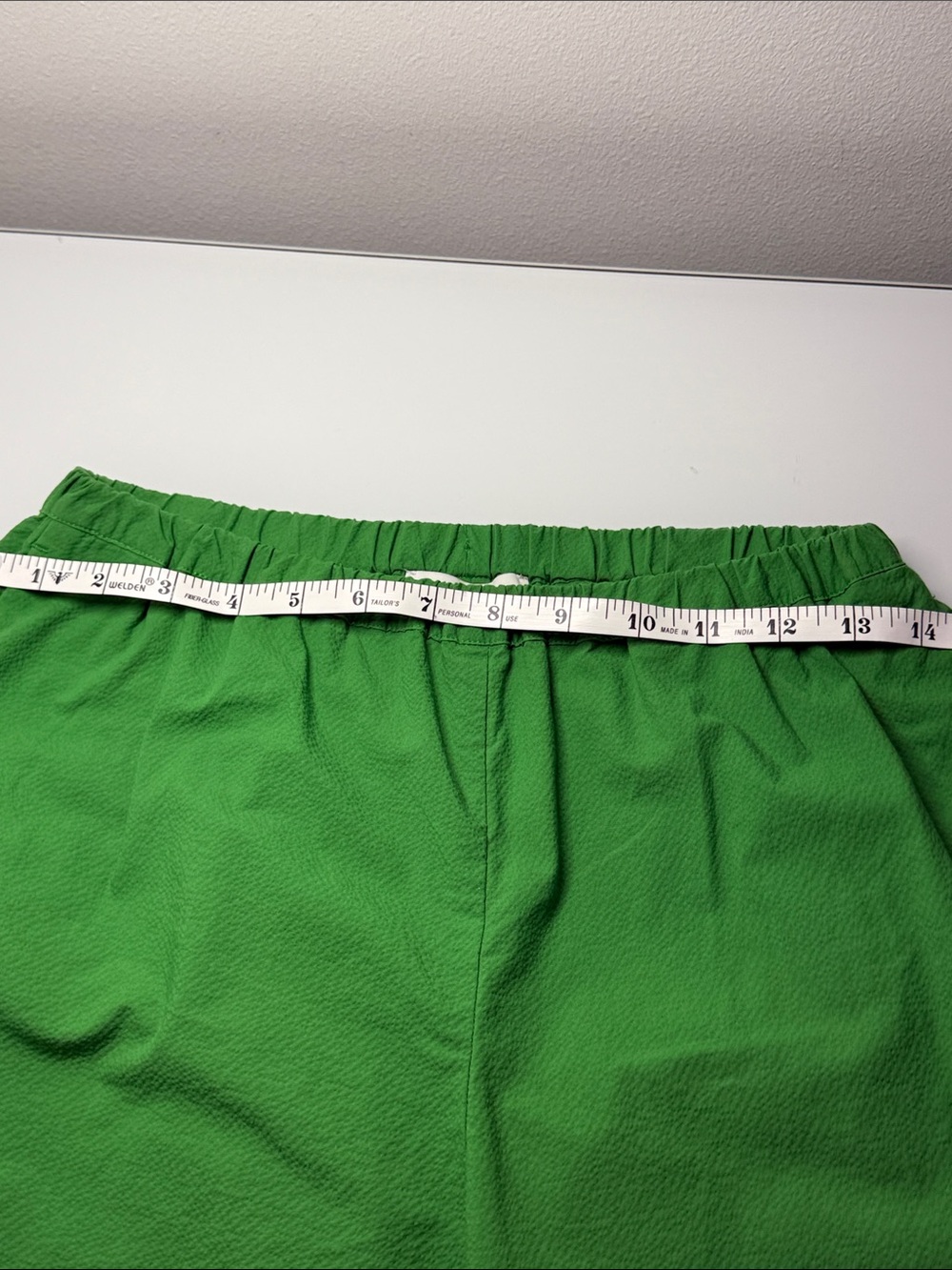 COS Green Elasticated Wide-Leg Bermuda Shorts / Culottes - Size 4 - Picture 9 of 11